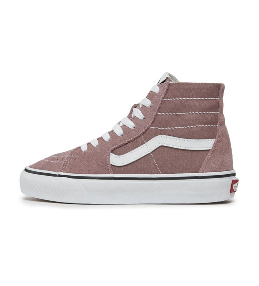 Tênis Vans Sk8-Hi Tapered em Camurça Rosa