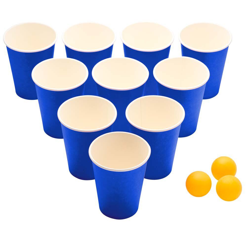 Jeu bière pong 24 verres + 24 balles