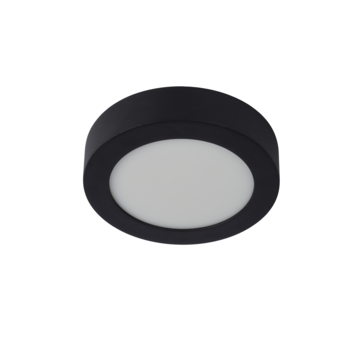 Lucide badkamer plafonnière Brice IP44 zwart