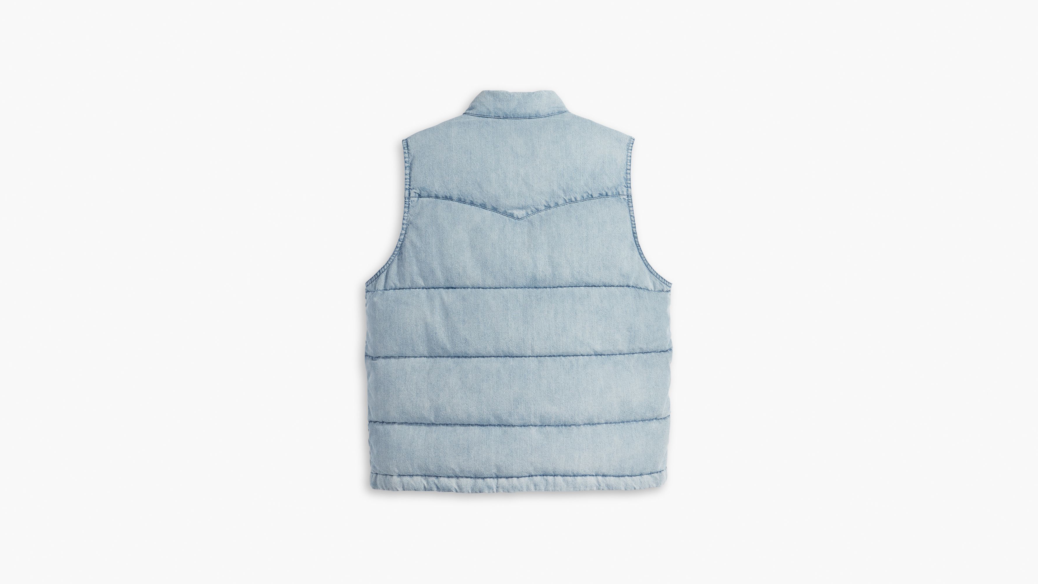 Doudoune sans manches Western Super - Marion - Bleu