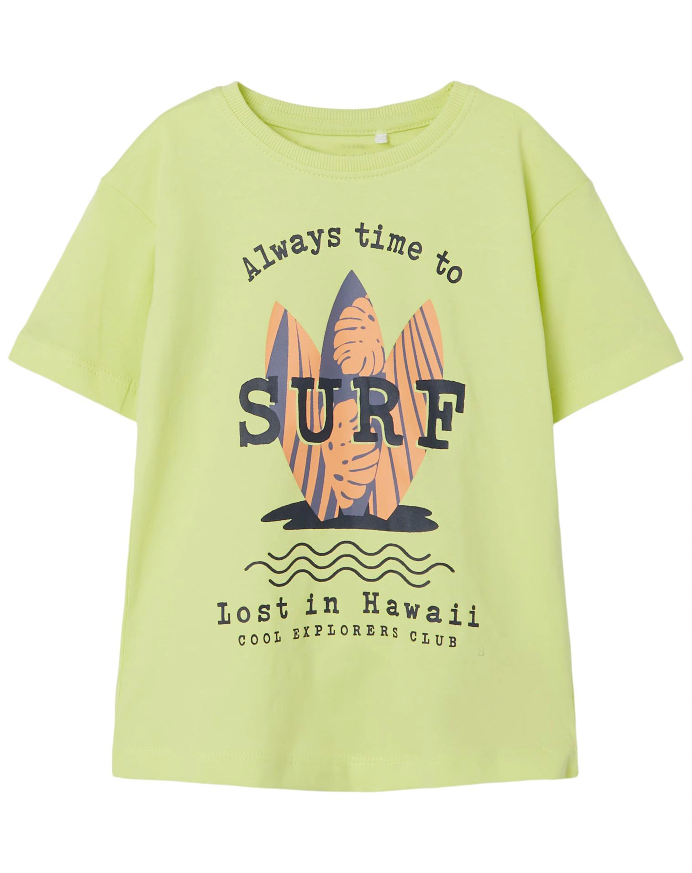T-Shirt NMMVAGNO in sunny lime