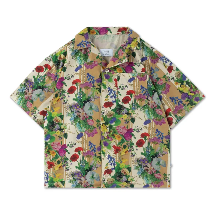 Repose AMS Chemise Coton Bio Fizzy | Jaune moutarde