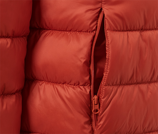 Steppjacke, orange