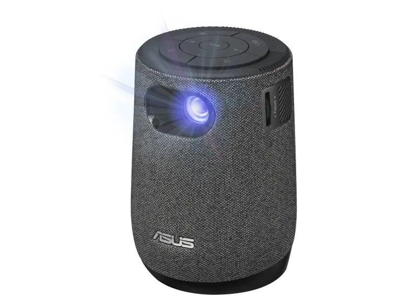 ASUS ZenBeam Latte L1 - DLP-projektor - LED - 300 lumen - 1280 x 720 - 16:9 - 720p - kort kast fikseret objektiv - Wi-Fi / Bluetooth - grå, sort