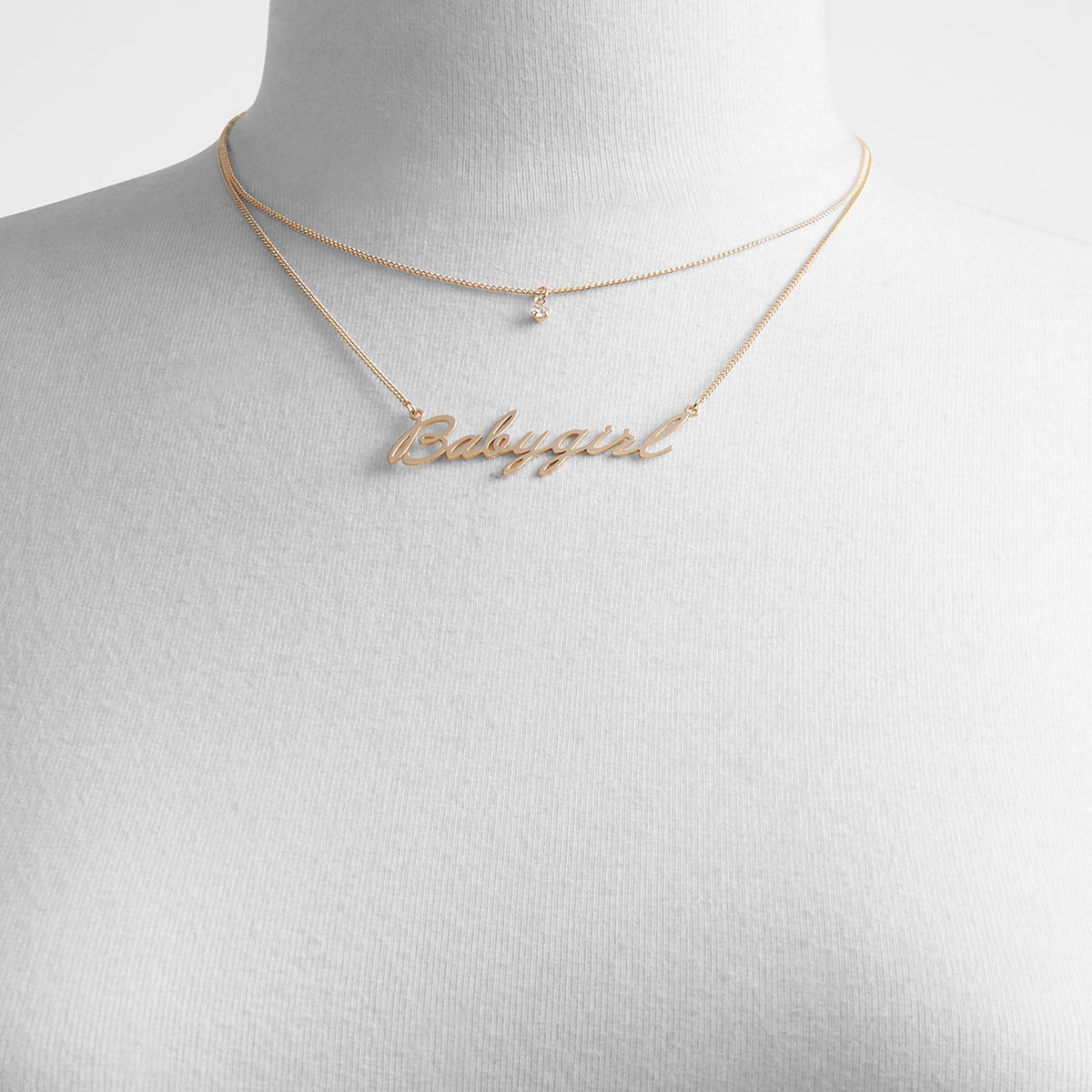 Rhirania Gold-Clear Multi Women Necklaces