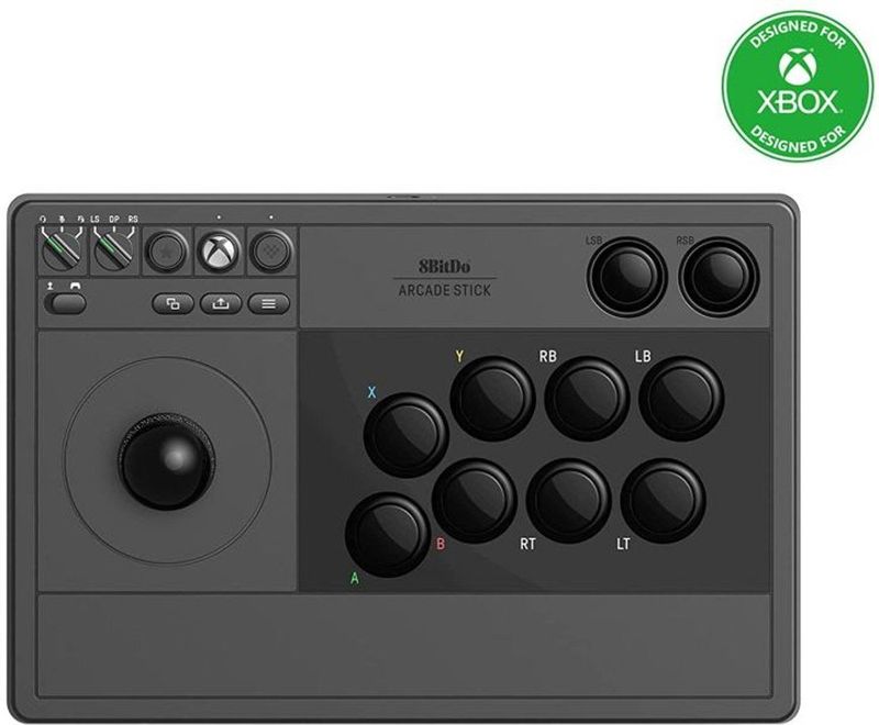 8BitDo - Arcade Stick - Zwart - Draadloos en Bedraad - Geschikt voor Xbox