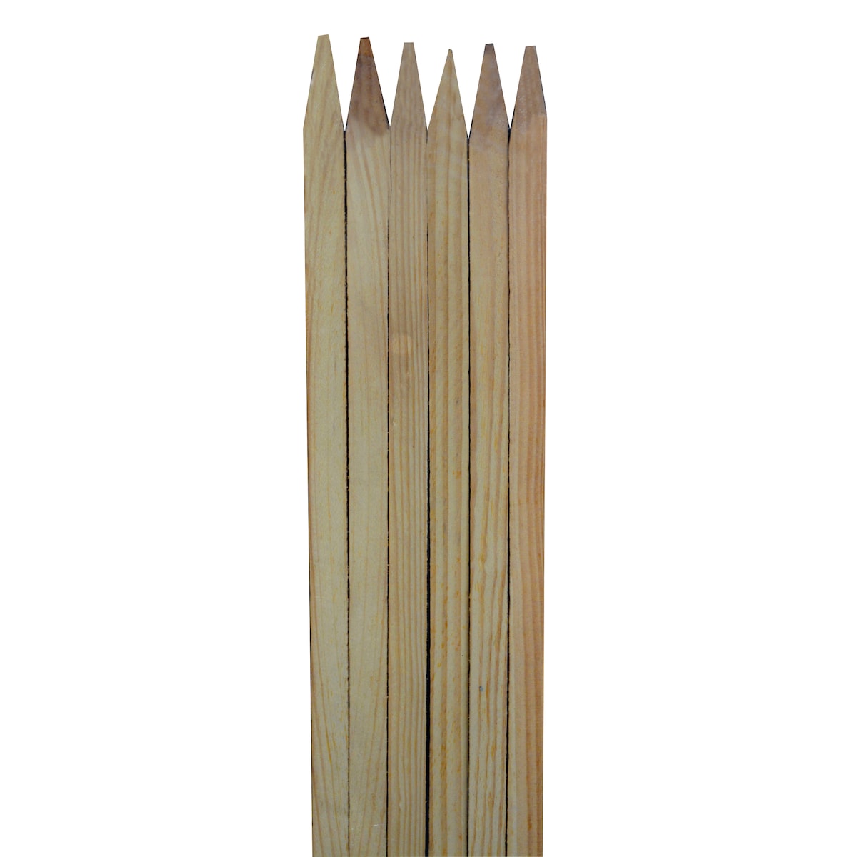 Blomsterpinnar i hardwood – 180 cm – 5 st.