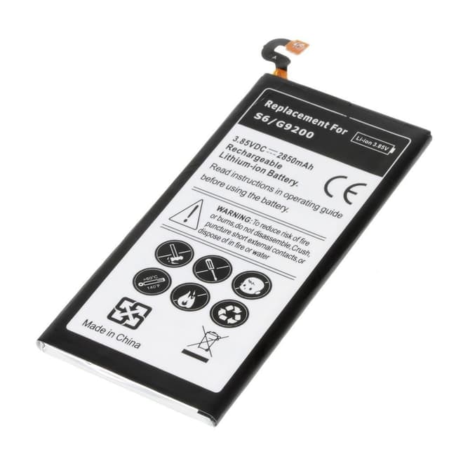 2550mAh Li-ion batteri udskiftning til Samsung Galaxy S6 G920