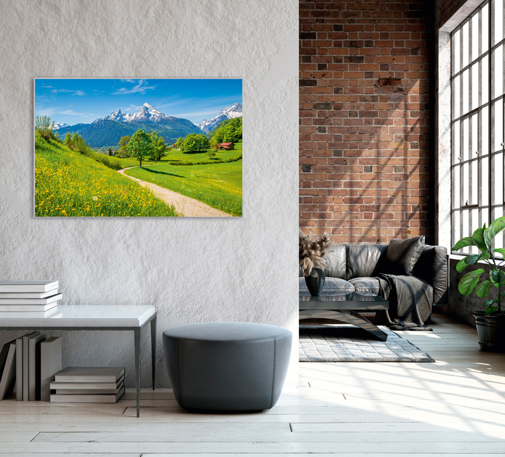 Akustikbild GRÜNES TAL 80x120cm, 7kg