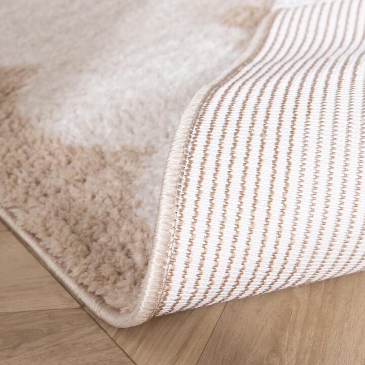 Wasbaar kindervloerkleed - Moos Flower Creme