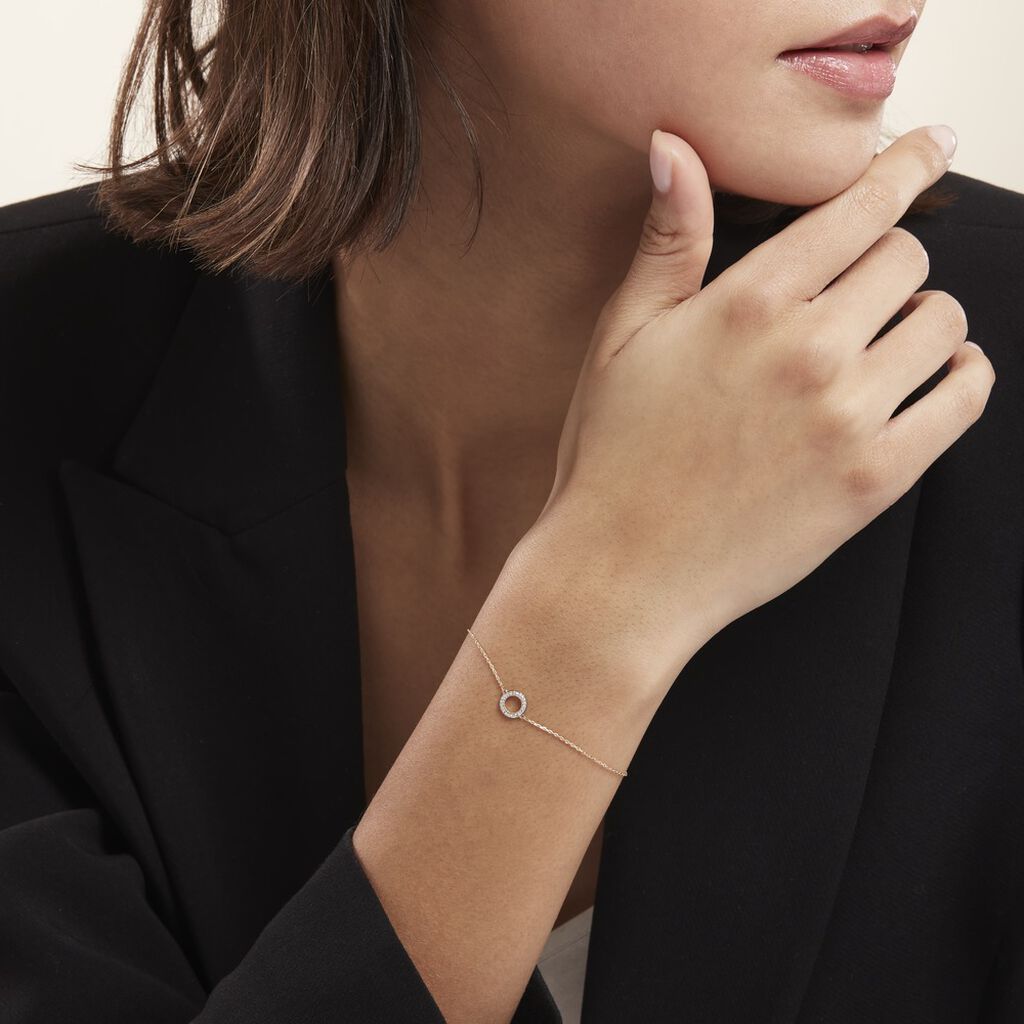 Bracelet Or Jaune Acantha Diamants