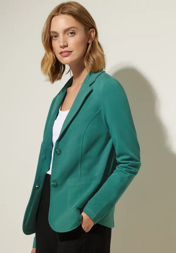 Basic Blazer - lagoon green