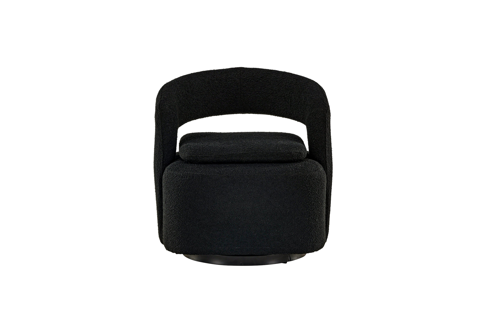Akando Fauteuil - Zwart bouclé