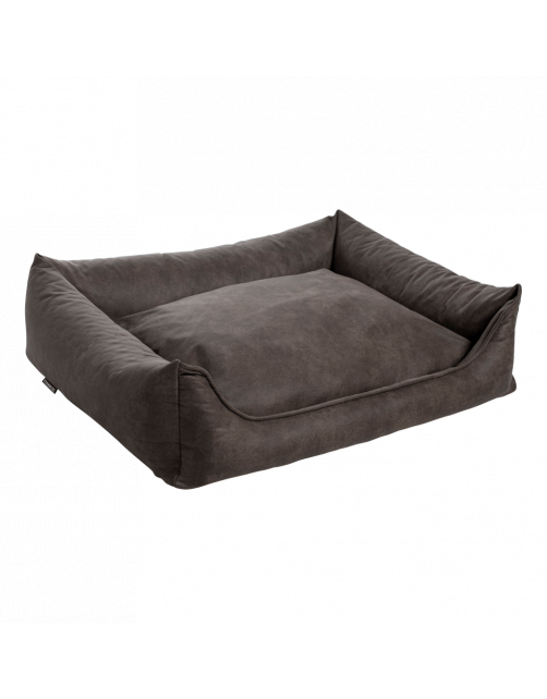 Maxxnobel Orthopedische Sofa Lederlook\/Teddy Olijfgroen - Hondenbank