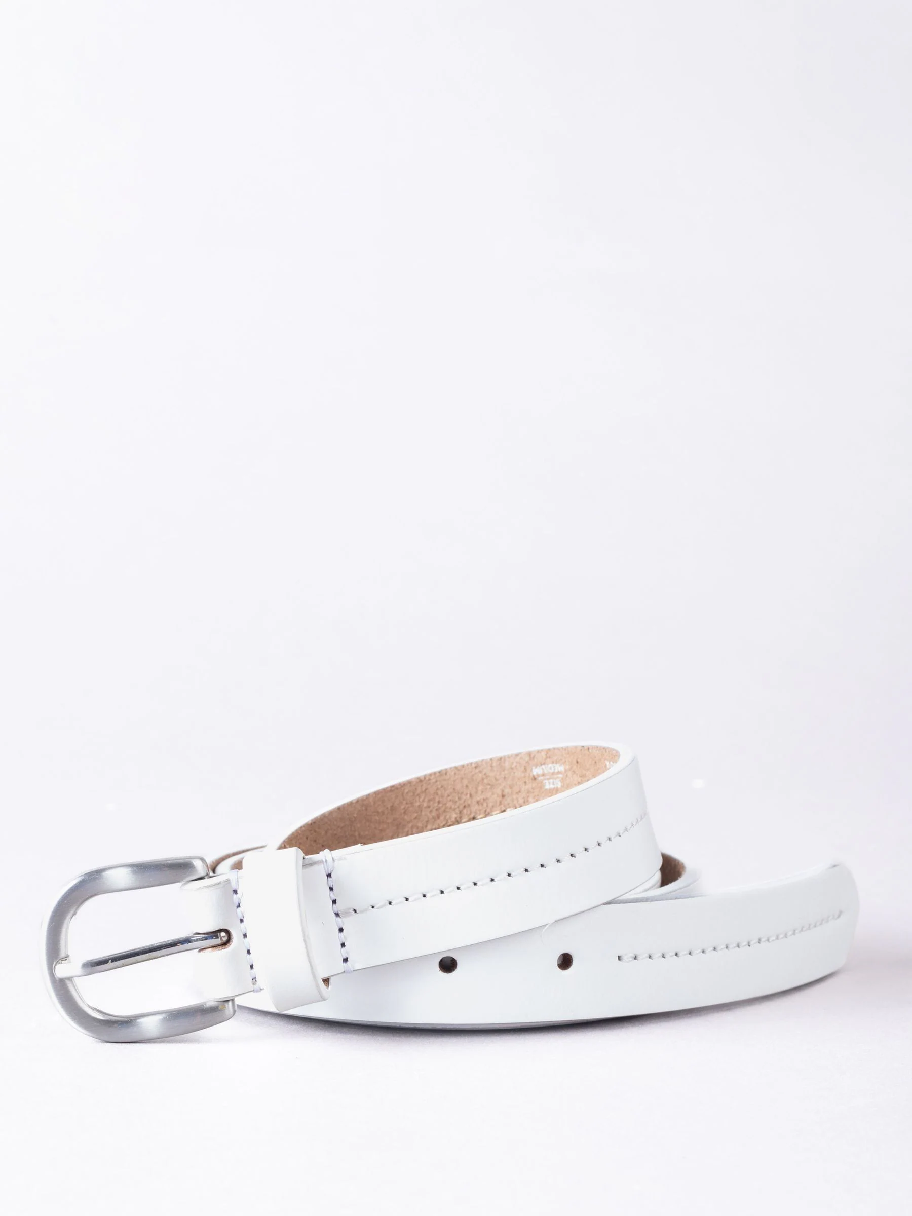Wit - Lakeland Leather - Kendal - Leren riem