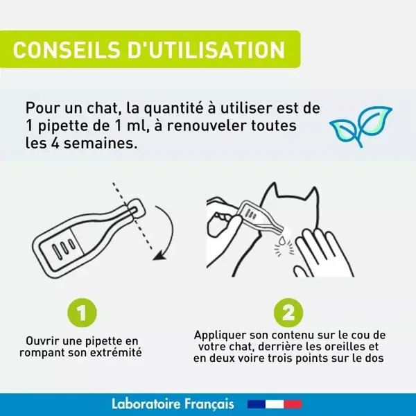 Vetoform Antiparasitaire Puces Tiques et Moustique 6 pipettes