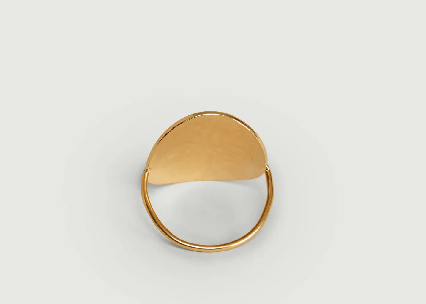 Bague vermeil Médaille Trèfle Par Coeur
