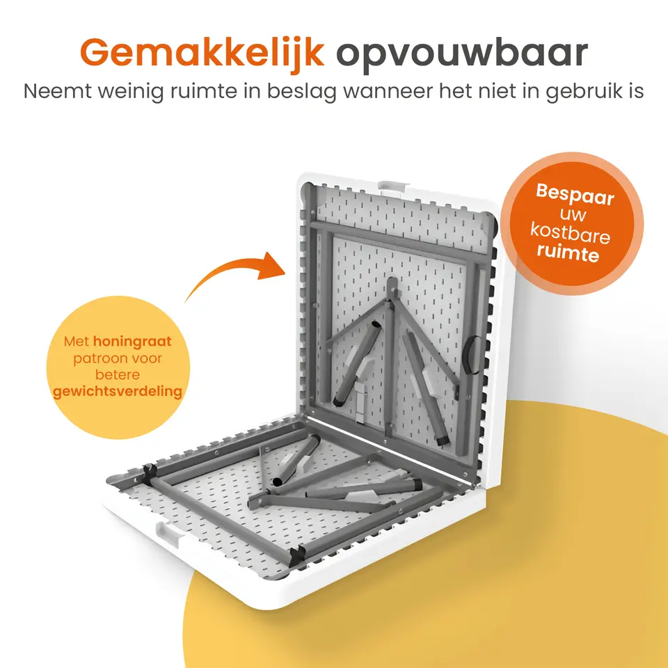 Goliving Inklapbare Tafel – Klaptafel – Campingtafel – Vouwtafel Buiten