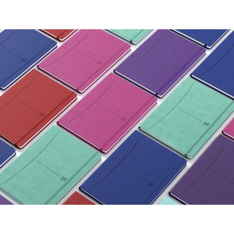 Cahier broché Signature Oxford A5 assorti classique - 5 x 5 mm - 160 pages