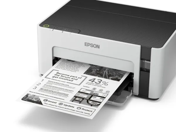 Epson EcoTank ET-M1100 - Printer - S/H - blækprinter - kan genopfyldes - A4/Legal - 1440 x 720 dpi - op til 15 spm - kapacitet: 150 ark - USB 2.0