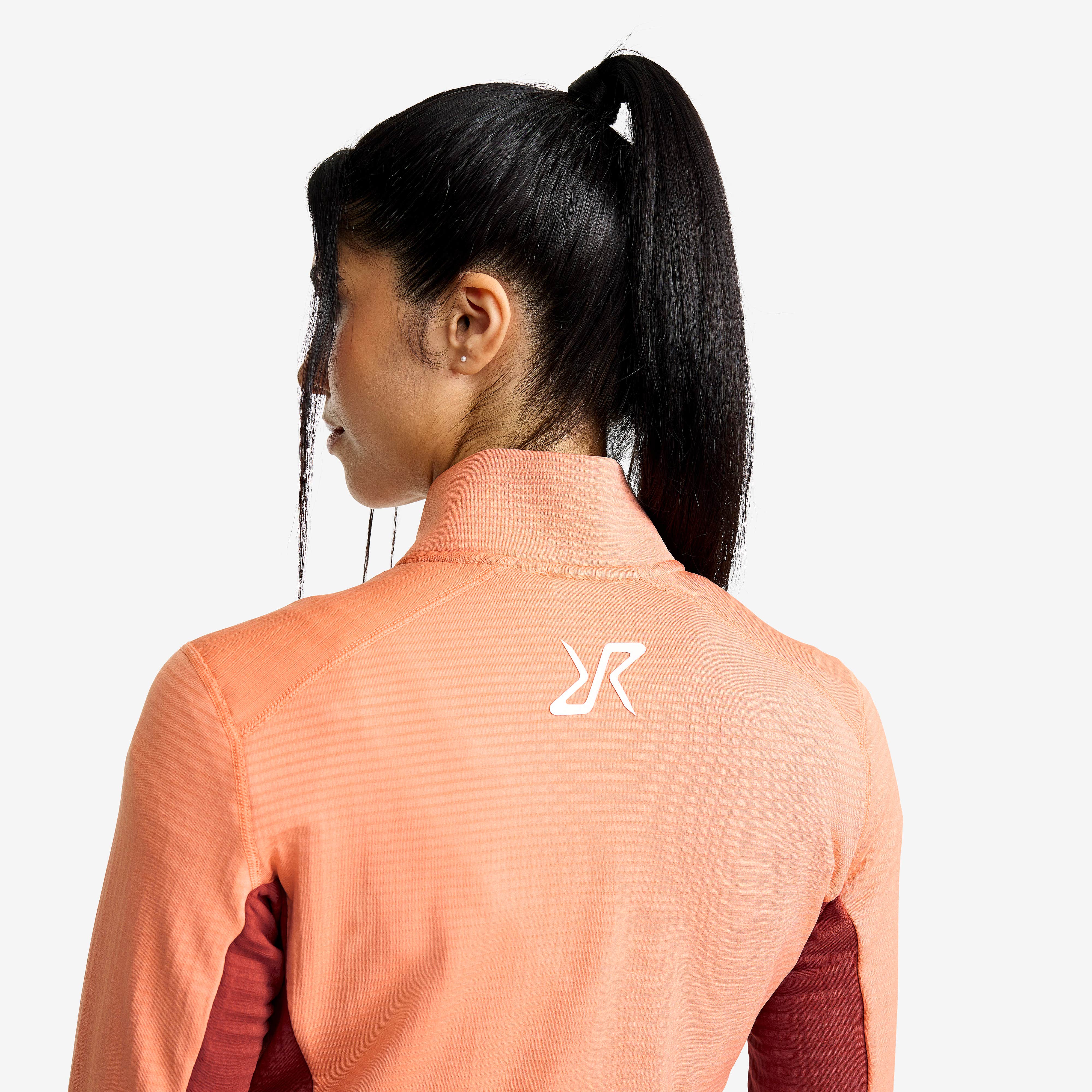 Waffle Full-zip Fleece  Dame Honey Pink
