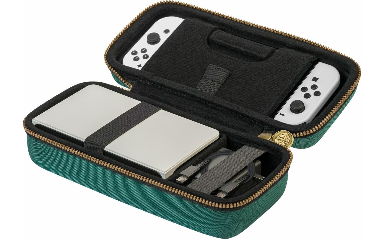 Switch OLED Official Traveler System Case Zelda Groen