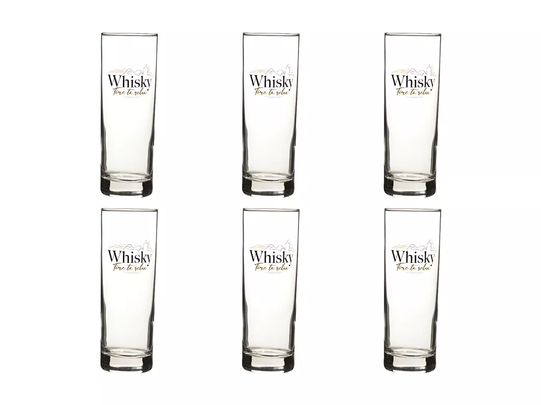 Lot de 6 Verres à Whisky 