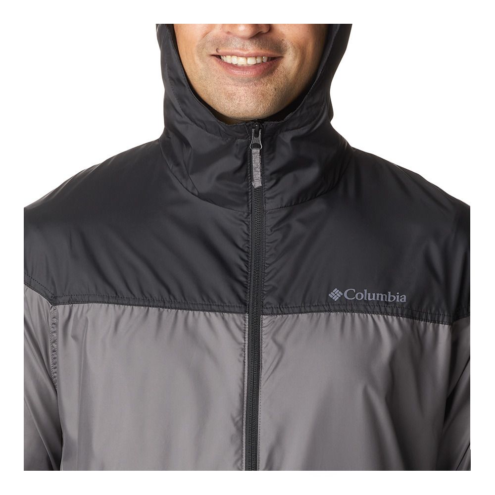 Columbia FLASH CHALLENGER NOVELTY WINDBREAKER - Veste Homme city grey/black