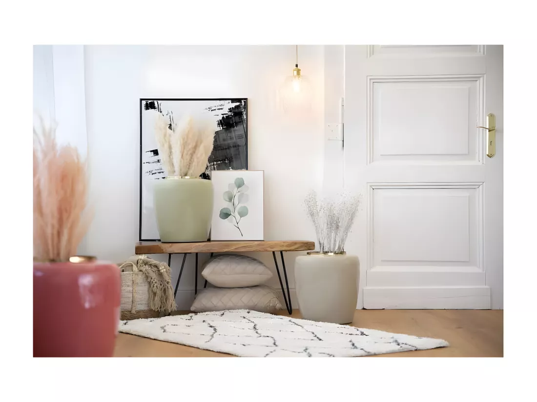 Vase Design en Métal 