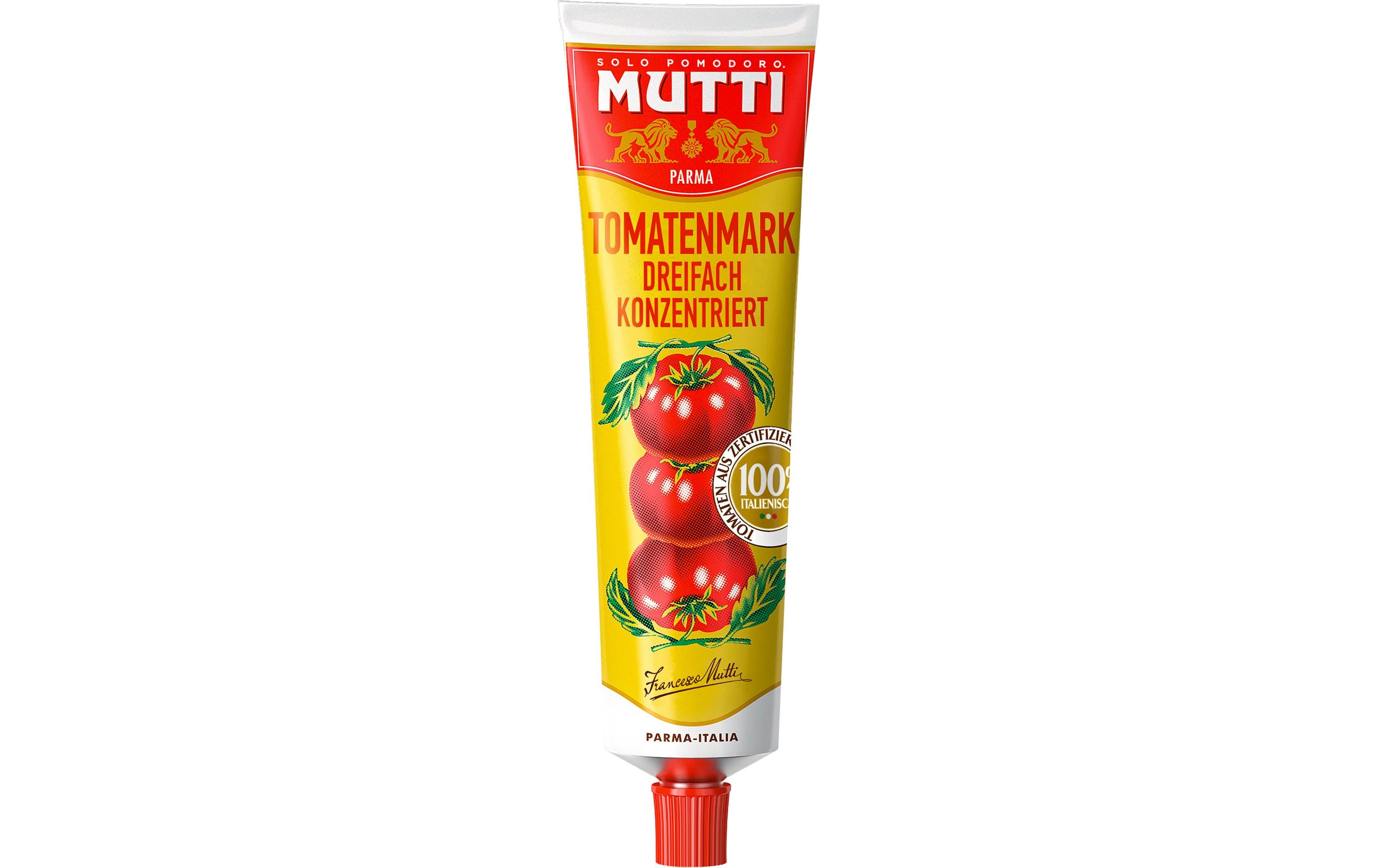 Tomatenmark Dreifachkonzentrat 200 gDreifach konzentriertes Tomatenpüree