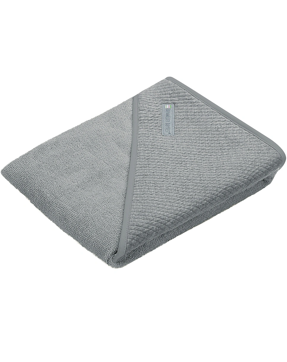 Kapuzenbadetuch UNI in grey
