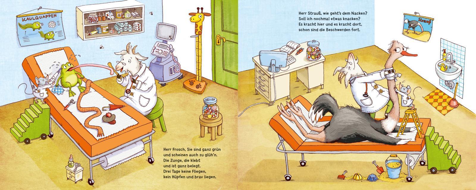 Bei Wehwehchen aller Art hilft dir Doktor Ziegenbart!