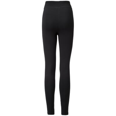 Damen-Jersey-Leggings, Schwarz