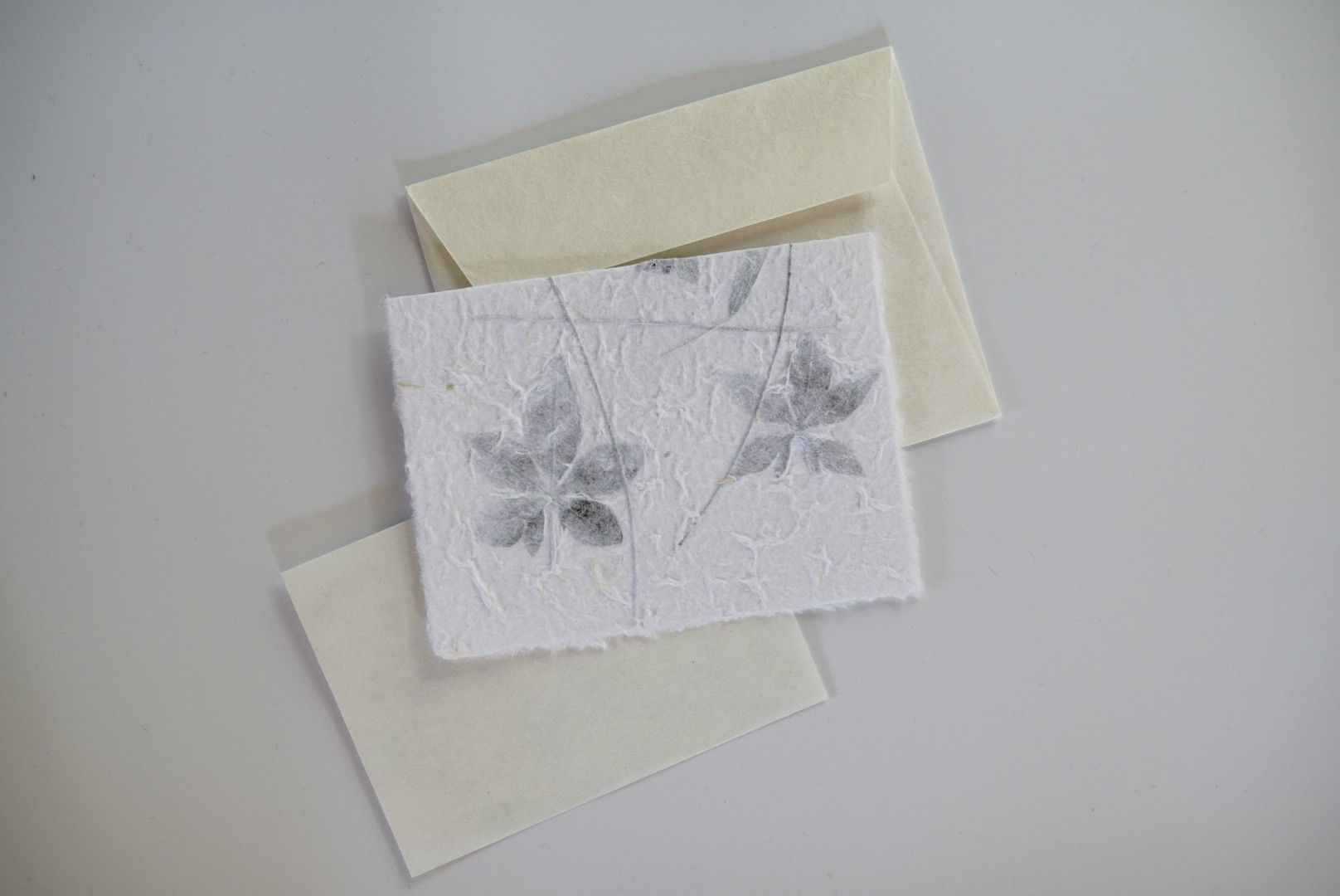 Grußkarte 'Sacha Blüte', Büttenpapier, B 12,5 cm, H 17 cm günstig bestellen