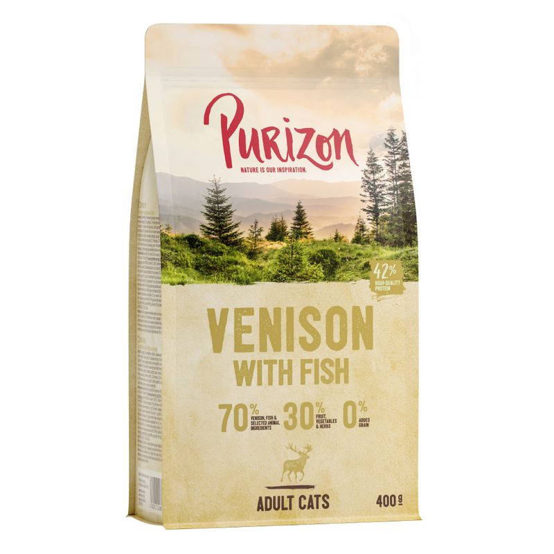 Purizon Adult, cerf & poisson - sans céréales