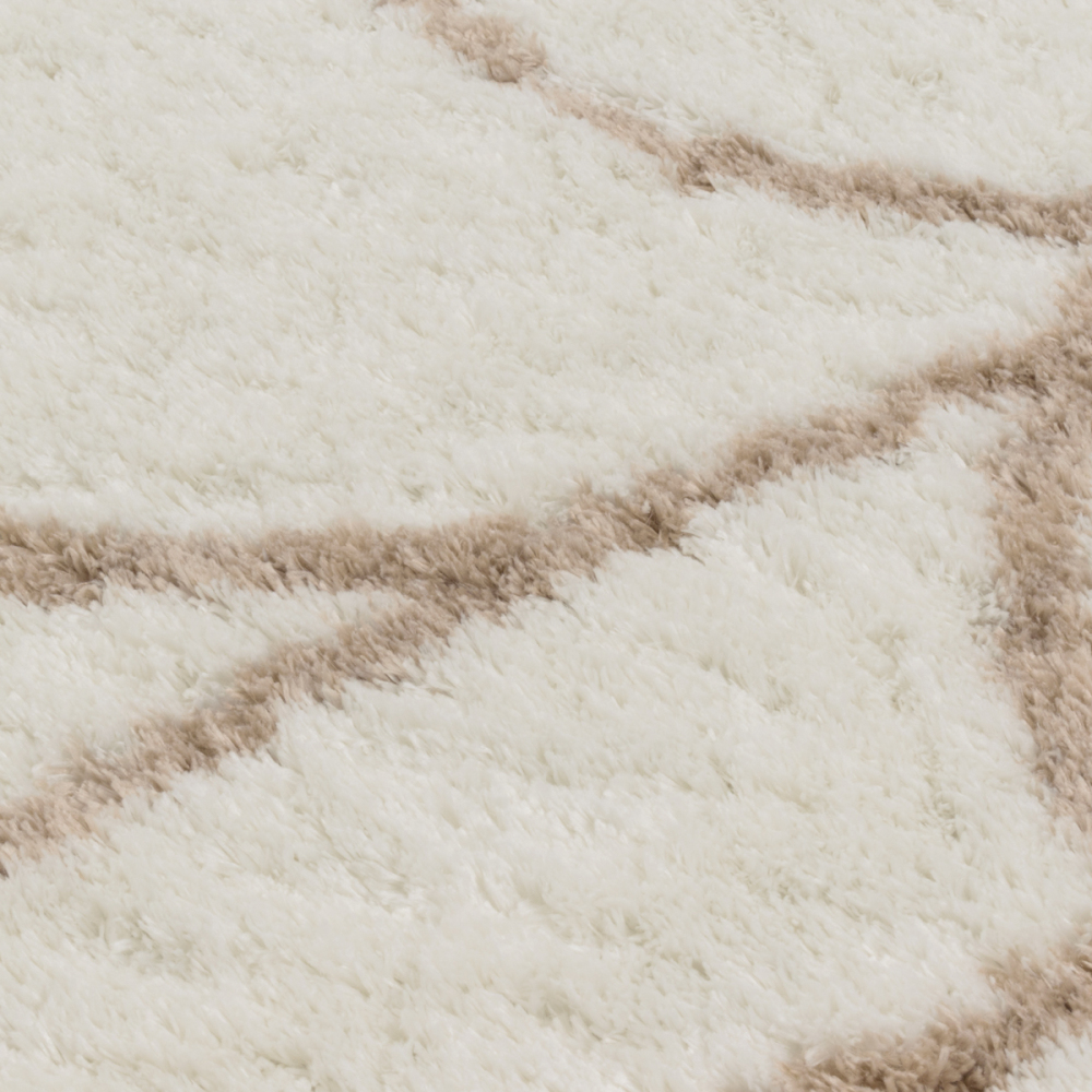 Tapis intérieur en polyester poils longs alena arc 230 x 160 cm