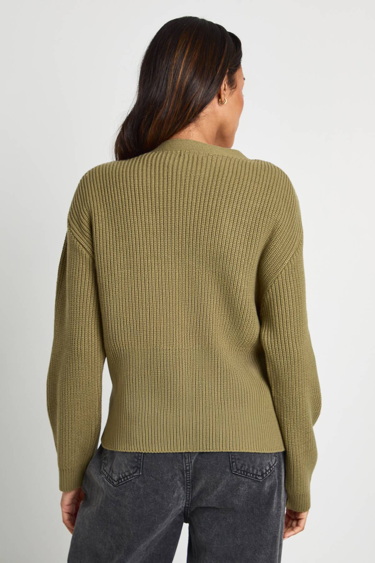 boohoo Cardigan tricoté de maternité à enveloppement latéral