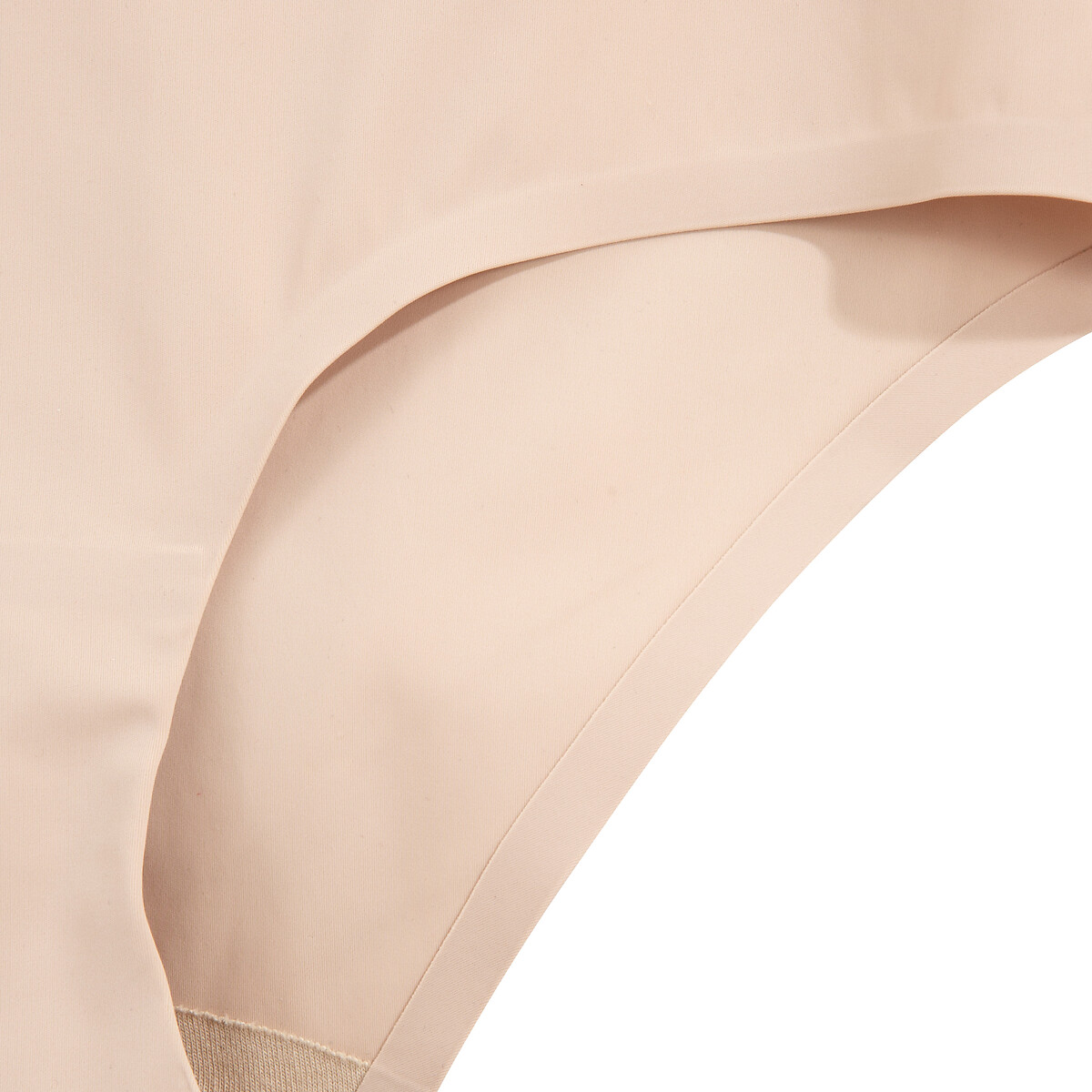 COLEÇÃO LA REDOUTE<br>Conjunto de 2 calcinhas de microfibra de cintura alta - Invisíveis