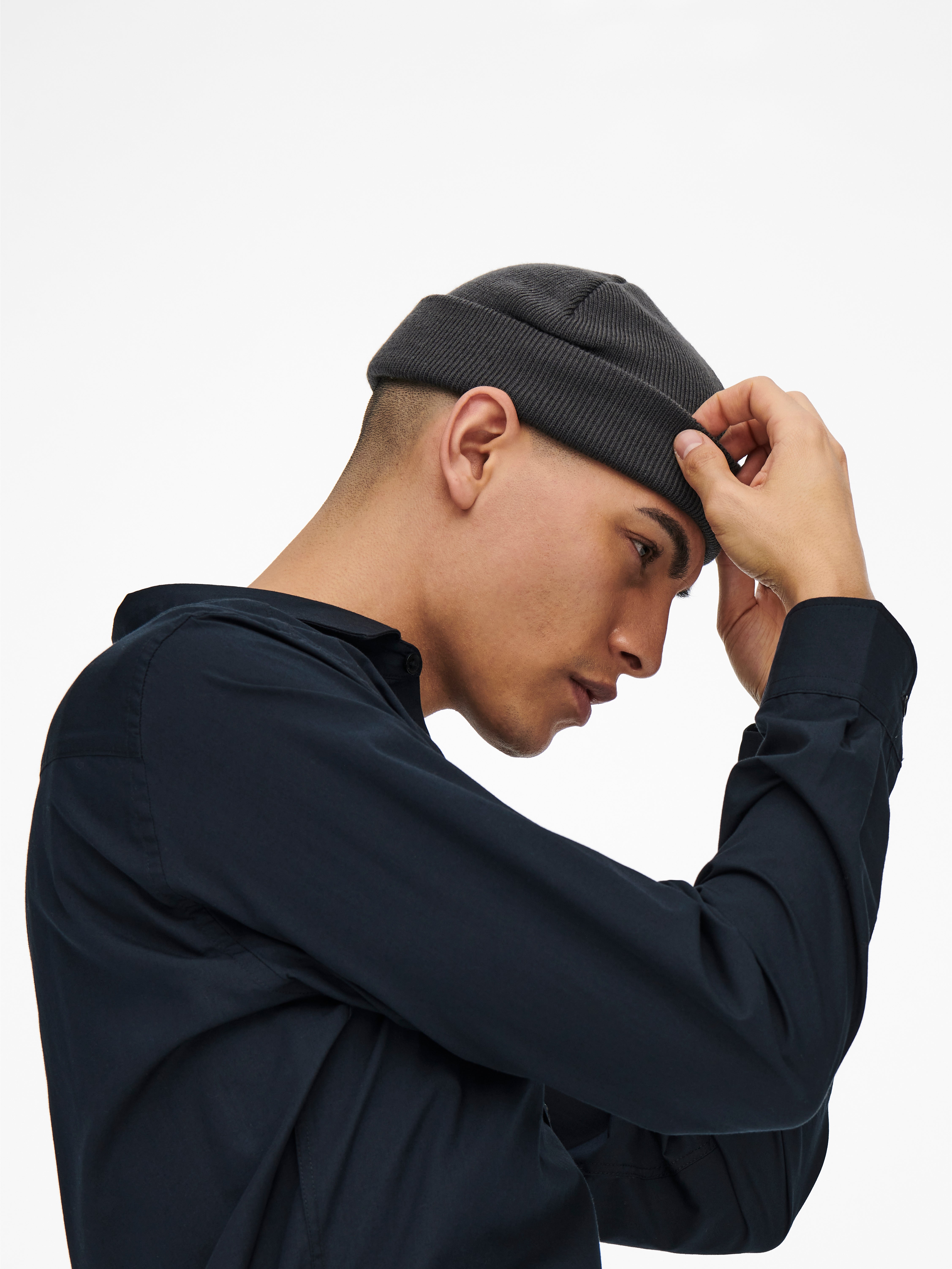 ONSSANE Popelin Hemd Dark Navy