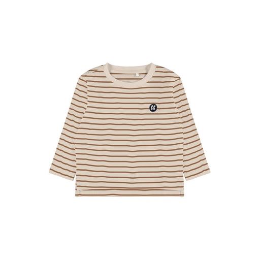 Name It T-Shirt, Whitecap Gray-Coconut, 98 cm