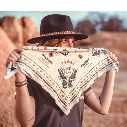 Bandana Wildust MOTO BORN WILD - Beige