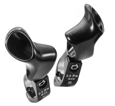 SPIRGRIPS Ergo Innenlenker Griffe MTB  schwarz matt