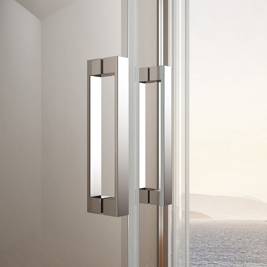 Gelco Loro douchecabine met vouwdeuren 80x80cm chroom