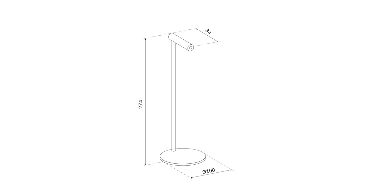 NeomountsADS11-170SL Headset standaard houder  (Zilver)