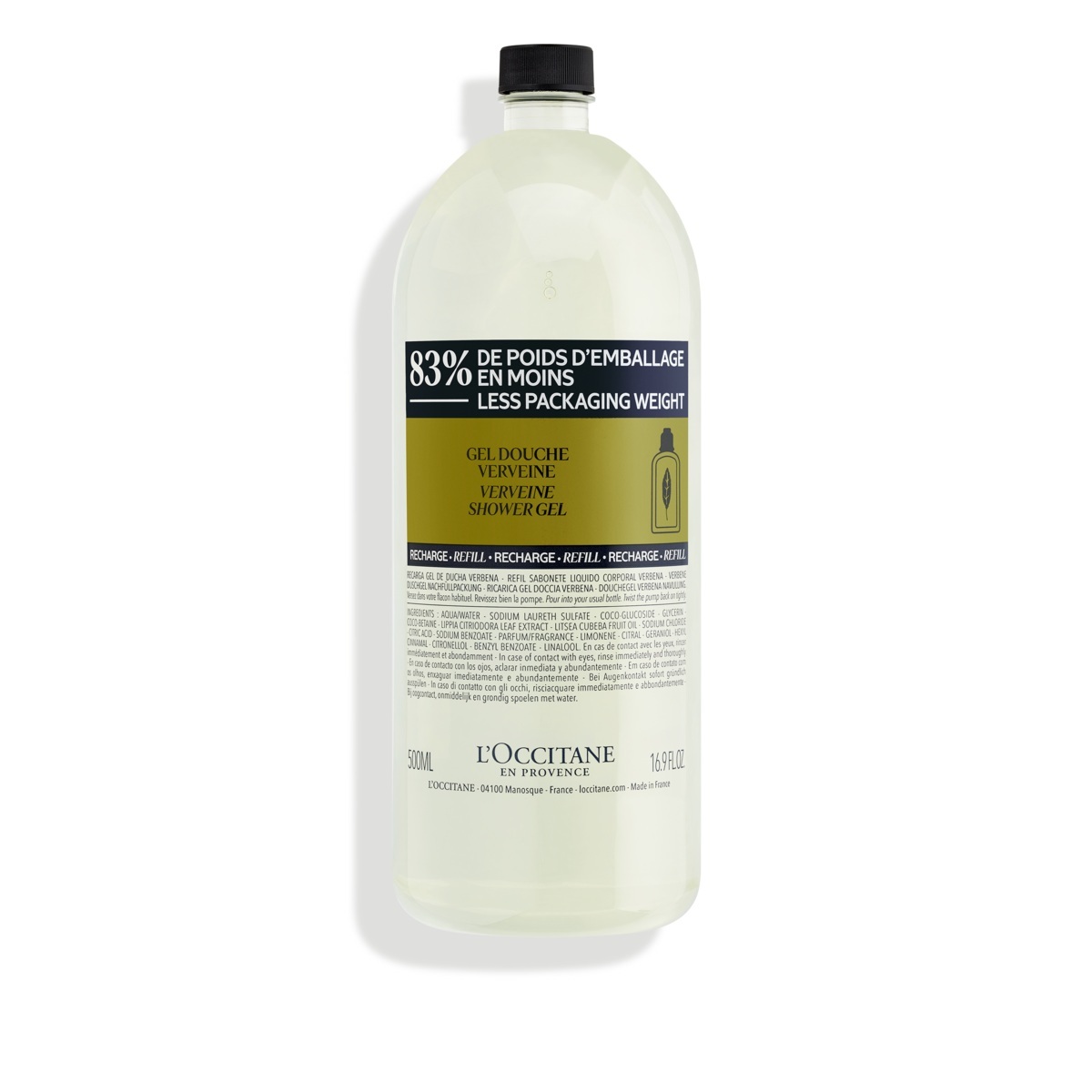 L'Occitane Verbena Shower Gel Eco Refill 500ml