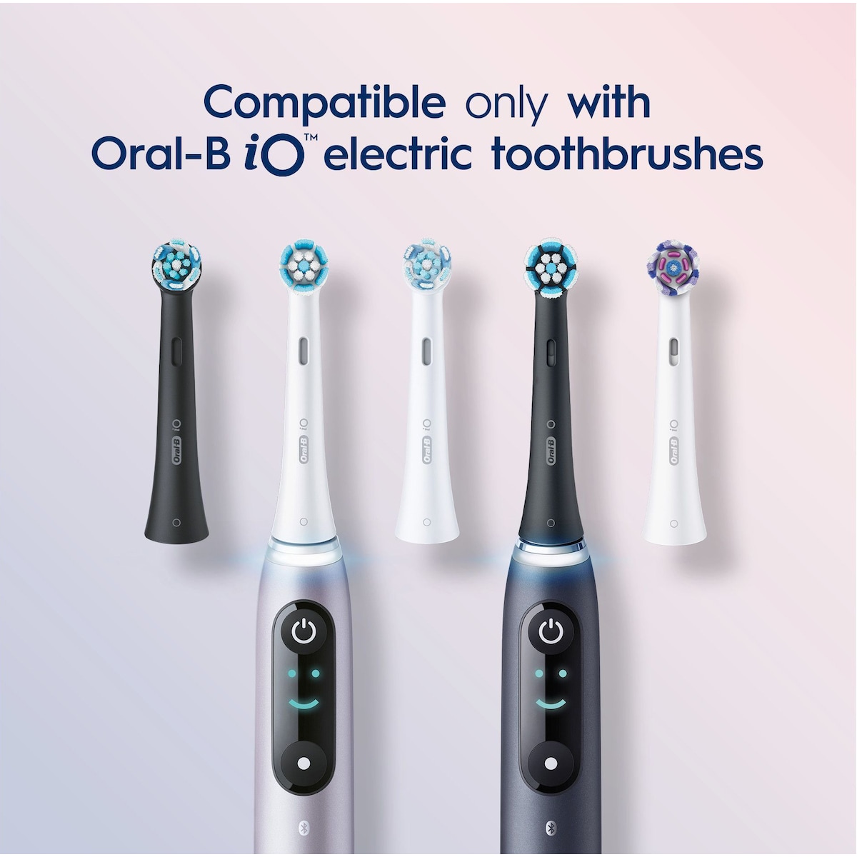 Oral-B iO Gentle Care tannbørstehode 419020 (sort)