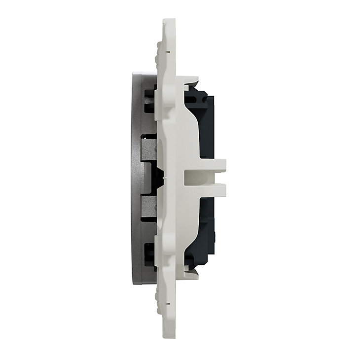 Mécanisme prise téléphone Schneider Electric Odace aluminium