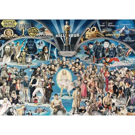 Schmidt Spiele Puzzle - Renato Casaro Hollywood, 1000 Teile