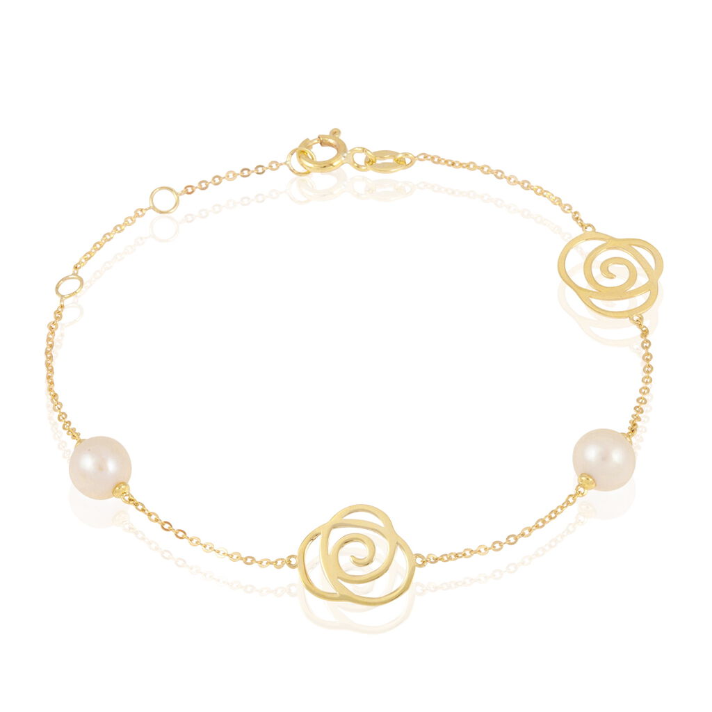 Bracelet Evaleen Or Jaune Perle De Culture