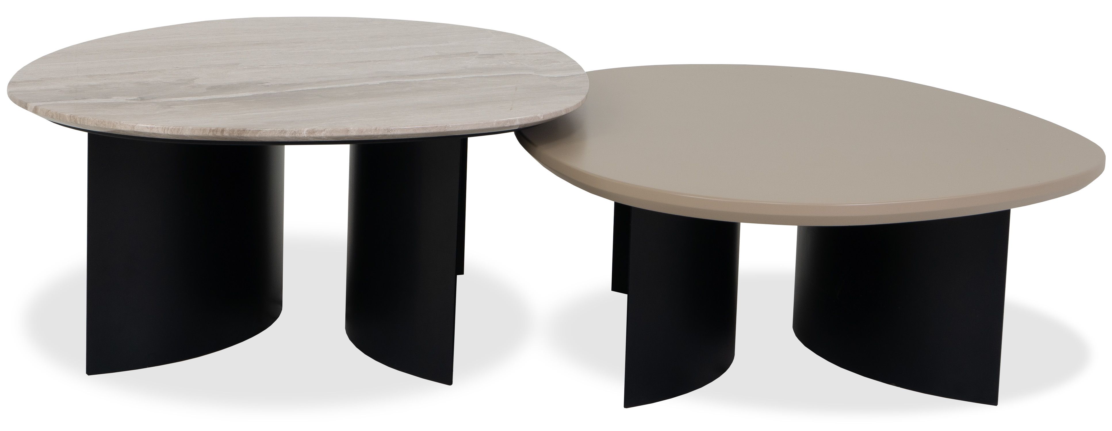 Salontafelset Ovato B100 x D85 x H38 cm